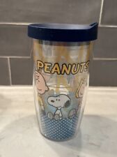 Charlie Brown Peanuts Snoopy Tervis Tumbler W/ Lid 2001 16 oz Lucy & Gang picture