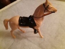 Vintage Hartland USA Horse Tan with Black Saddle 4 1/2