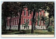 1911 Centenary Hall Baker University Baldwin Kansas KS Posted Antique Postcard picture