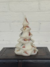 Fenton Art Satin Glass Hand-Painted Christmas Tree by B. Cumberledge picture