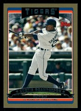 Curtis Granderson Detroit Tigers 2006 Topps Gold #444 SN /2006 picture