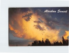 Postcard Spectacular Alaskan Sunset Alaska USA picture