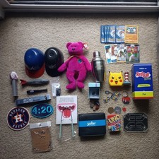 Junk Drawer Lot Baseball Cards - Pokemon - Pez - Etc. picture