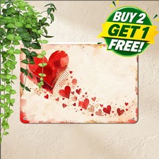 Romantic Valentine Plaque Metal Sign Vintage Bedroom Wall Decor Plaque 8x12 picture