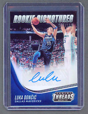 2018-19 Panini Threads Rookie Signatures #3 Luka Doncic RC /105 picture