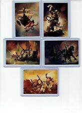 Ken Kelly Signed Series 1 Fantasy Art Trading Cards #71 - #75 1992 FPG picture