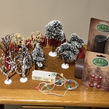 Lot Of 16 Vintage Lemax Enchanted Forest Accessories Christmas Village Retired picture