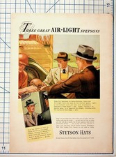 Vintage 1930s Stetson Hats Air-Light