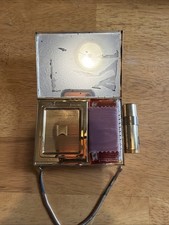 Vintage Metal Makeup Compact Mini Purse Retro Cig Holder picture