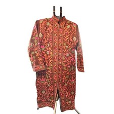 Amazing Vintage Beautiful Antique Eastern Indian KashmirI Floral Handmade Multi picture