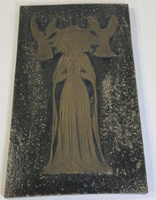 Monumental Brass Margaret Cheyne d. 1419 Hever Rubbing Template Reproduction picture