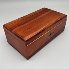 Vintage Lane Miniature Cedar Chest Finger Furniture Houston TX 1985 Keepsake Box picture