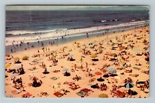 San Diego CA- California, Southern California Beaches, Chrome c1948 Postcard picture