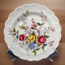 Booths China “Flowerpiece” Floral Salad/Dessert Plate(s) - 8.5” Made In England picture