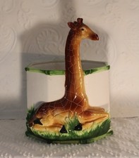 Vintage Grosselle Italy Ceramic Giraffe Planter Mid Century Modern Jungle MCM HT picture