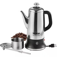 12-Cup Electric Percolator Coffee Pot, 304 Stainless Steel Coffee Percolator wit picture