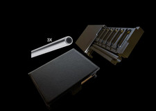 Full snuff kit - one black Snuff Wallet+3xStainless Steel straws + one pouch picture
