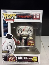 Funko Pop Terrifier Art With Steve’s Head #2169 Glow in the Dark Vinyl Figure picture