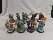 9 of the 12 Batman classic TV series eliminated figurine collection picture