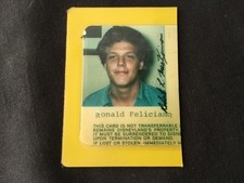 Disneyland 1980’s Cast Member Employee ID Card picture