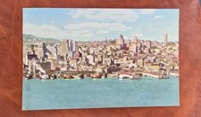 Skyline of San Francisco From Oakland Bay Bridge Vintage Postcard H.S. Crocker picture