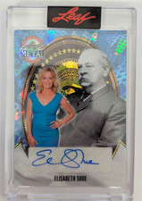 2026 Leaf Metal Presidents Day Elizabeth Shue Auto #BA-ES2 w/ Grover Cleveland picture