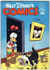 Walt Disney's COMICS & STORIES #55 Donald Duck by Carl Barks 1945 VERY FINE picture