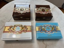 Beautiful My Father MF Empty Cigar Box - DIY Humidor, watch box, jewelry box picture