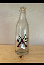 Rare Chicago white Sox Bottle 12 oz with WS Logo Crossed Bats 20s-30s baseball picture