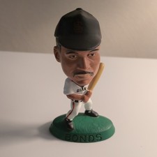 Barry Bonds #25 Hand Painted Bobblehead Figurine Error Upside Down SF Logo Hat picture