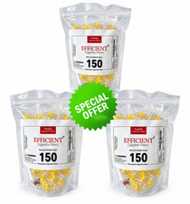 450 EFFICIENT Cigarette Filters Bulk Economy Pack  Block, Filter Out Tar picture