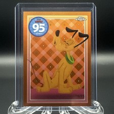2025 Topps Chrome Disney Pluto 95 Years Anniversary PL-5 Orange Refractor /25 SP picture
