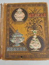 Vintage antique victorian scrapbook picture