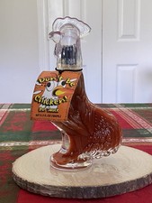 Don't Be Chicken Molded Glass Chicken Rooster Infused Hot Sauce Bottle 6.3oz NWT picture