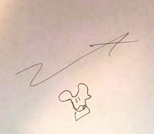 Kanye West Autograph Super Rare Graduation Bear Sketch picture