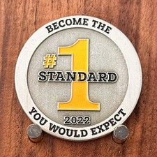 Pella Windows #1 Standard 2022 Gold Star Border Challenge Coin 1#43 picture