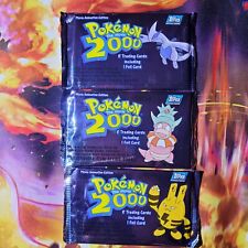 Topps Pokemon 2000 Full Art Set Of Packs Lugia Elekid Slowking Ultra RARE picture