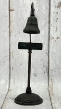 Antique Forbes El Camino Real Mission Bell Guidepost Bronze 1914 Patent 9.5” picture