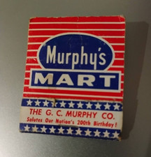 Vtg Murphy's Mart G.C. Murphy Co USA Bicentennial 1776-1976 Matchbook picture