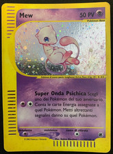 POKEMON TCG MEW 19/165 EXPEDITION HOLO RARE - ITALIAN ITA IT picture