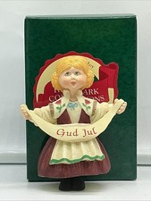 Vintage Hallmark Figure Swedish Wish Girl in Braids - picture