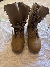 Pre Owned BELLEVILLE C300 ST HOT WEATHER STEEL TOE COMBAT MILITARY BOOTS picture