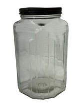 NECCO ART DECO  sky scraper candy glass jar country store  picture