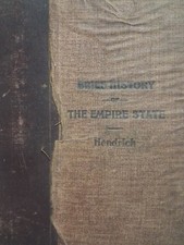 1894 A Brief History of the EMPIRE STATE Welland Hendrick picture