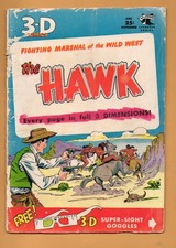 THE HAWK 3 - D # 1 1.8 GOOD- MATT BAKER COVER picture