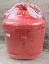 Vintage Red Heller Plastic Canteen w/ Strap New Sealed Made In Italy Alimenti picture