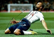 Lucas Moura Signed 12X8 Photo SPURS Tottenham Hotspur AFTAL COA (1509) picture