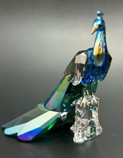 Gorgeous Multi Color Swarovski 2013 Peacock SCS Retired Loyalty Mint In Box picture