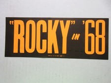 vintage Rocky in 1968 for President Nelson Rockefeller unused Bumper Sticker picture