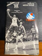 1978-79 Media Guide Clippers NBA Randy Smith MVP NMA All-Star Game Basketball picture